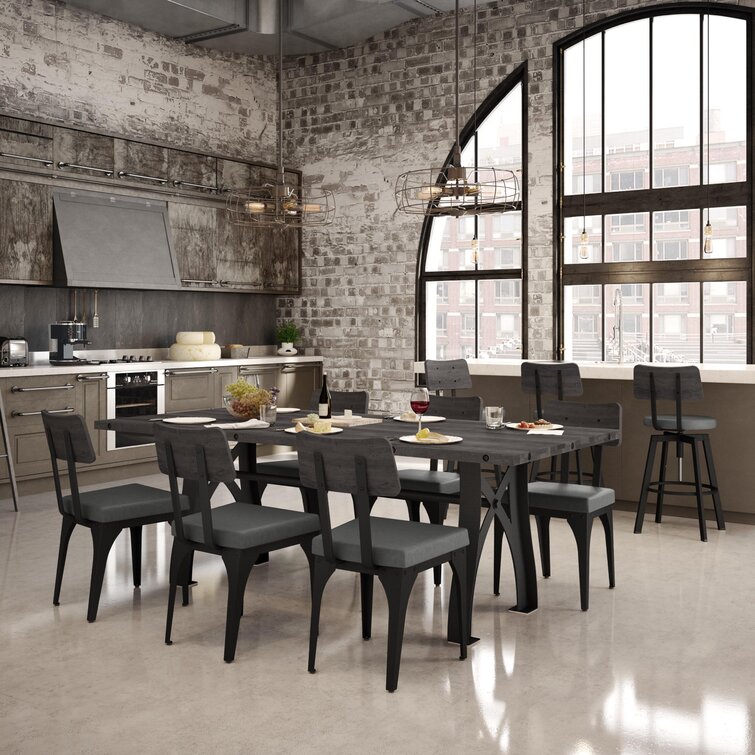 7 piece outlet industrial dining set